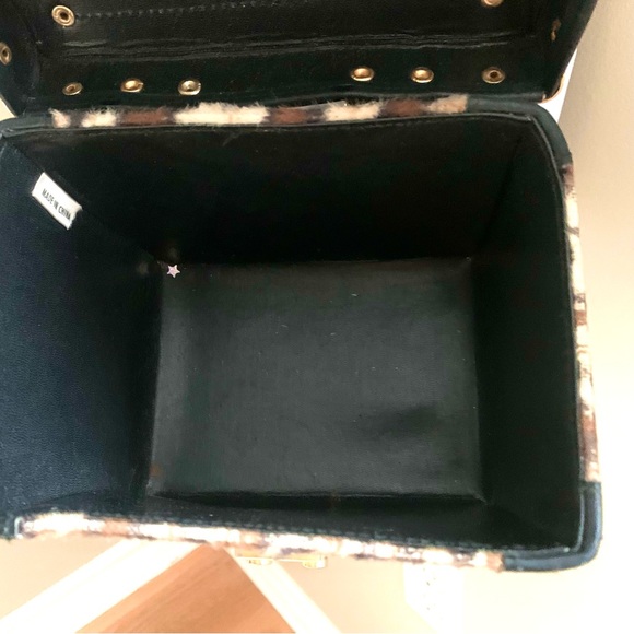 Leopard Print & Leather with Copper Colour Accent Purse - Picture 10 of 10